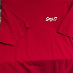 Red Men's SnapOn T Shirt